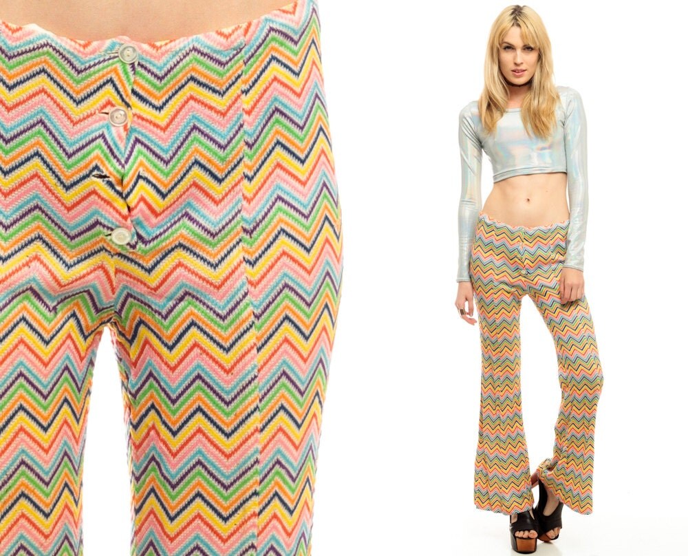 70s striped pants