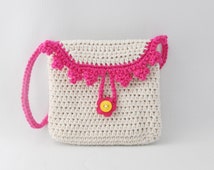 Popular items for crochet girls purse on Etsy