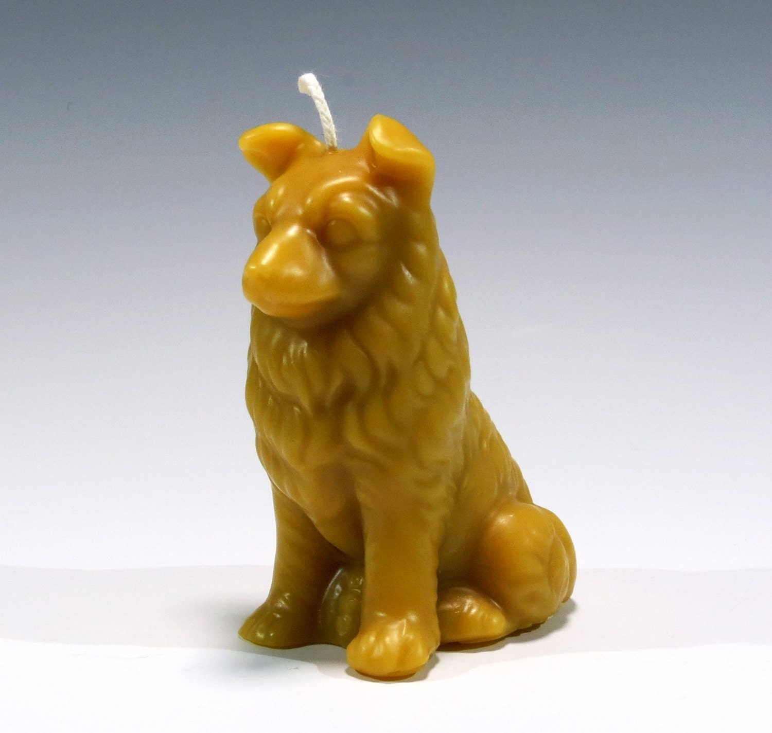 Beeswax Collie Candle Collie Candle Dog Candle 100 Pure