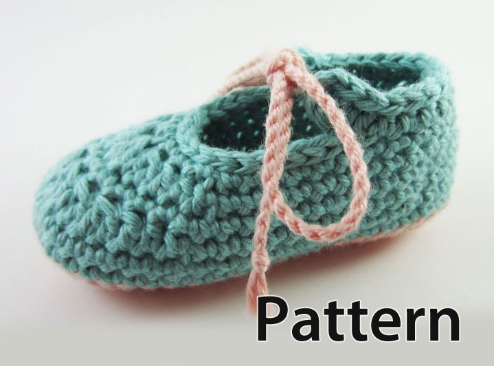 Crochet Pattern Baby shoes pattern crochet baby pattern