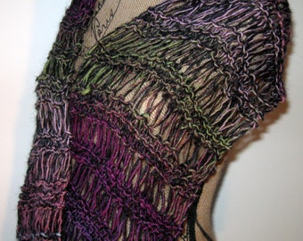 Knitted Scarf Pattern, Cowl or Mobius Scarf Pattern Instant Download, PDF Download, Gorgeous Cowl when Completed