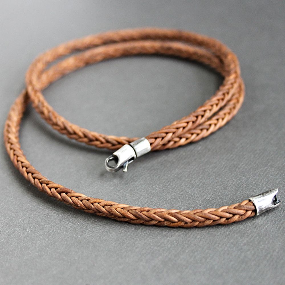leather necklace cord