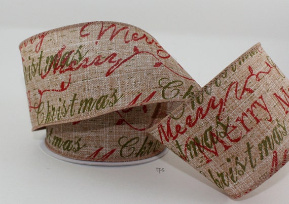 wired christmas ribbon 2 5 wide by the yard wreaths wired christmas ribbon 2 5 wide by the yard wreaths