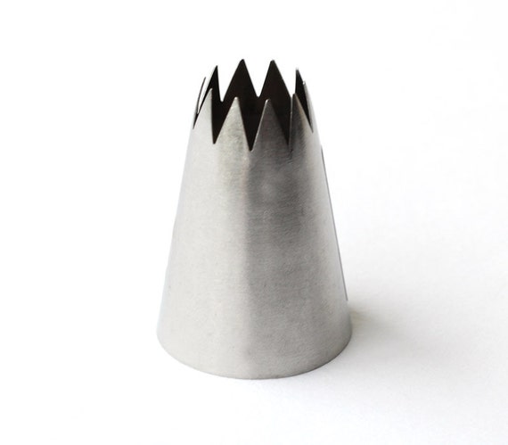 Jumbo Open Star Pastry Tip - Extra Large Decorating Tube, Icing Tip, Frosting Tip for Decorating Cupcakes Il_570xn