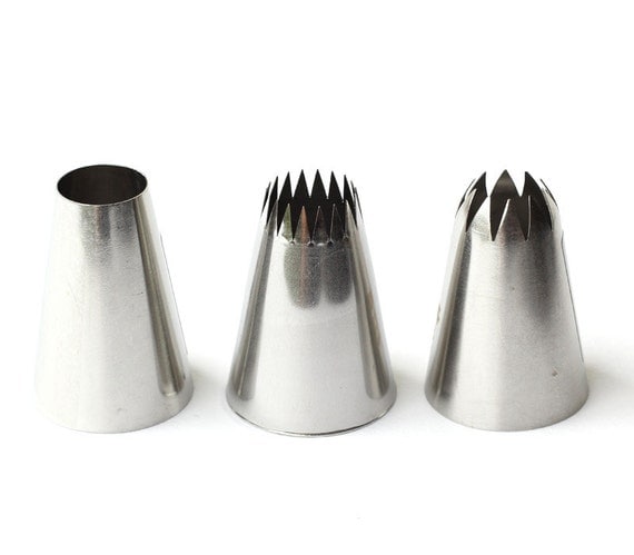 Jumbo Pastry Tip Set for Decorating Cupcakes Extra Large