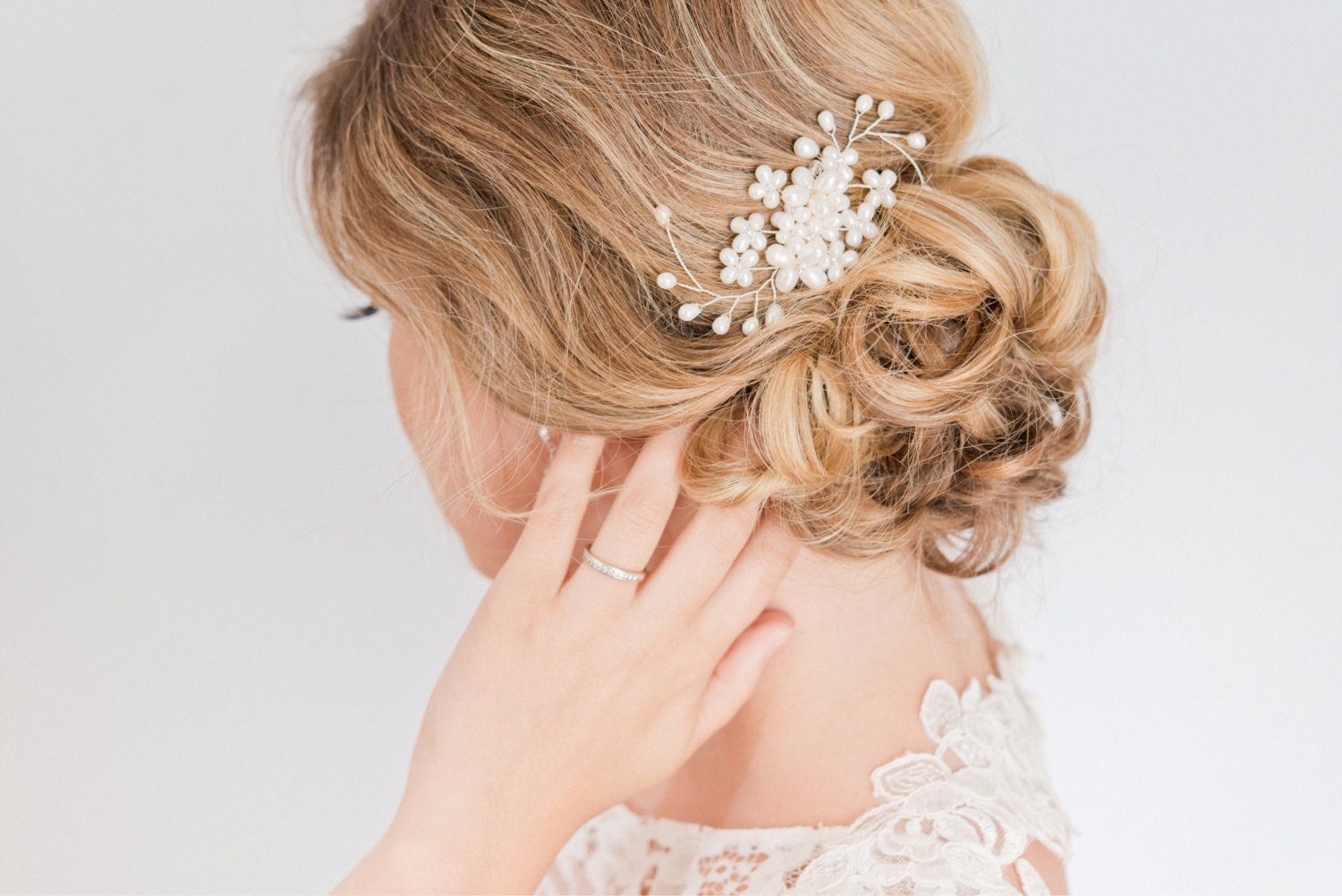 Small Bridal Hair Comb Bridal Hairpiece by somethingjeweled