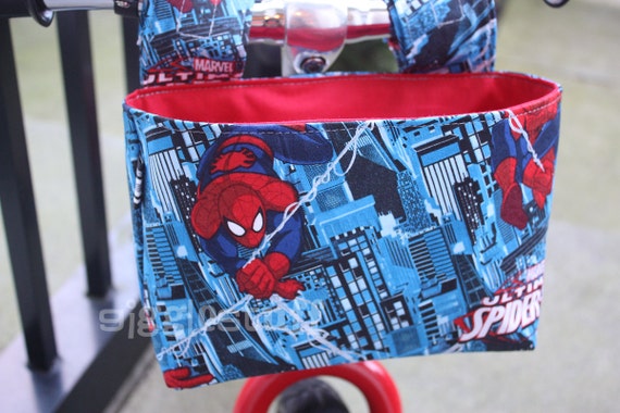 spiderman bike basket