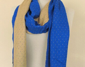 Double-layered Scarf / Two Sided Scarf long scarf