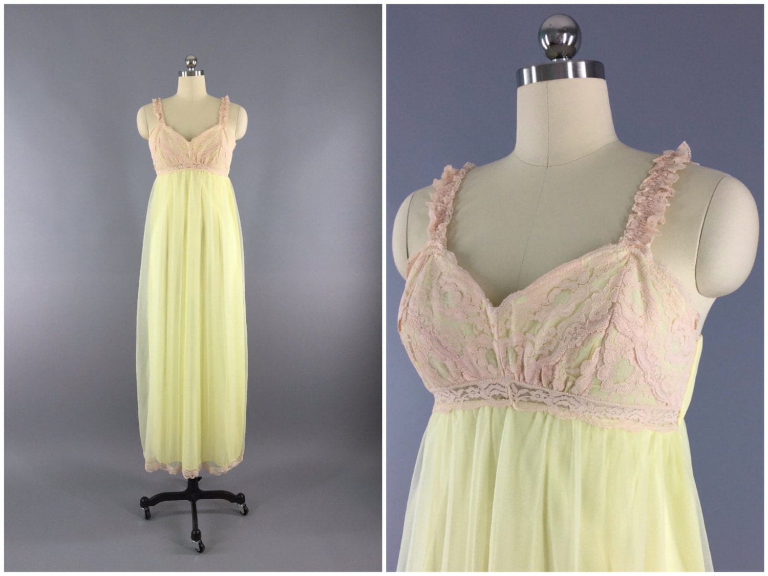 1960s Nightgown Lingerie / Nightie / Lane Bryant / by ThisBlueBird