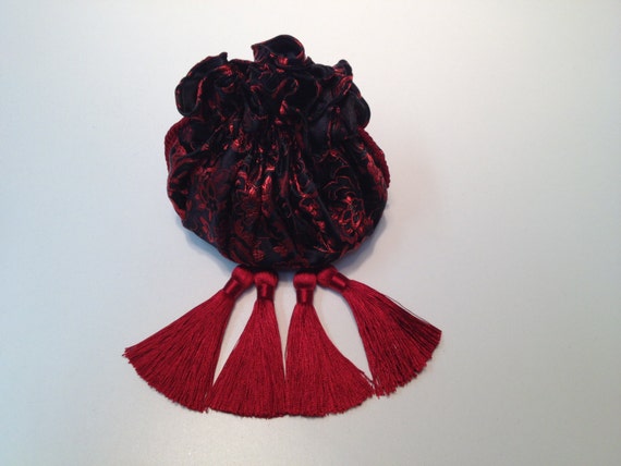 Jewelry Bag, Evening Bag - Romantic Vintage Style Jewelry Bag, Evening Bag - Romantic Vintage Style