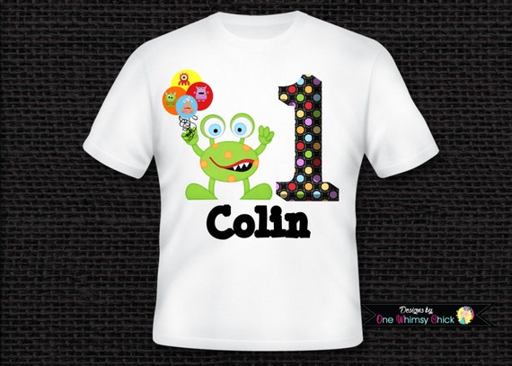 little monster birthday shirt