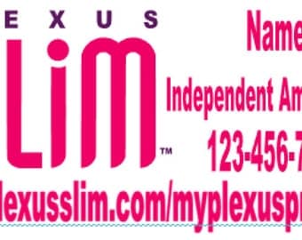 6x12 Plexus Slim Car Decal