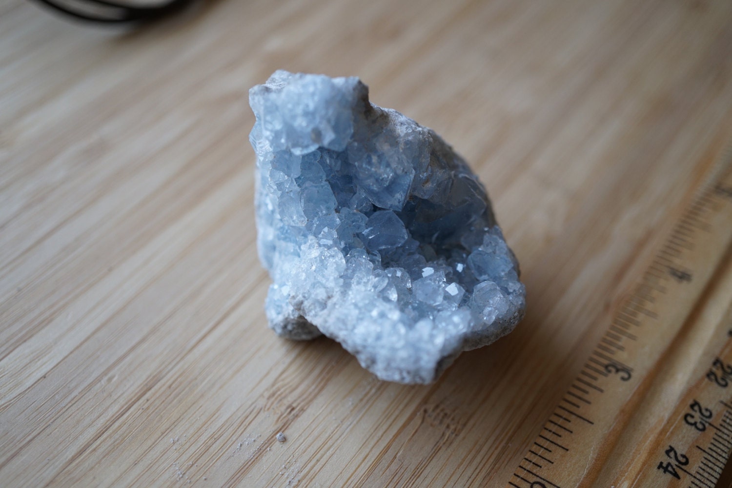 light blue crystal