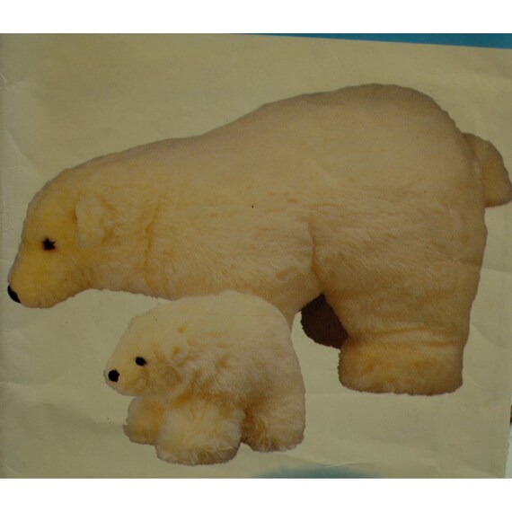 polar bear plush pattern