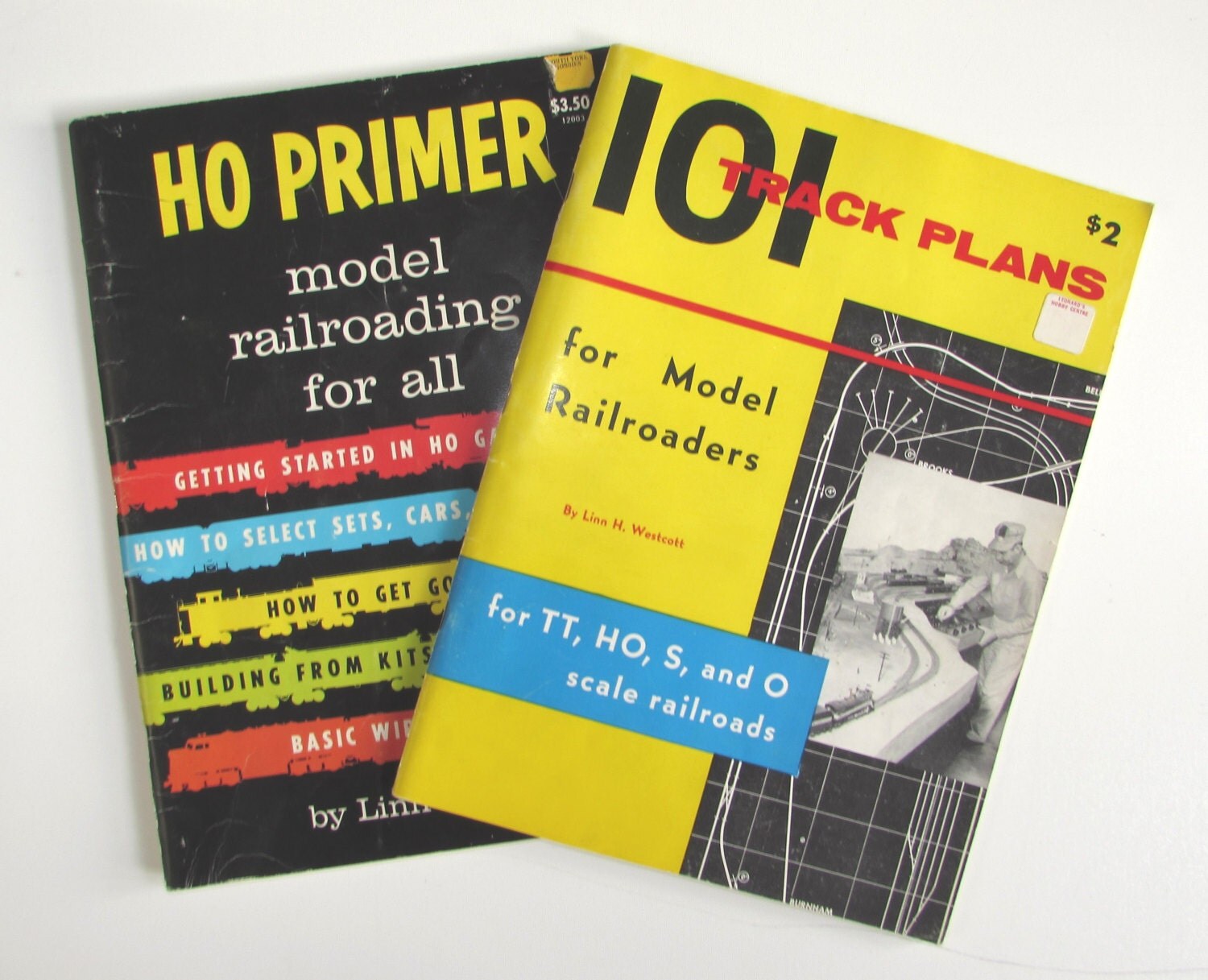 Model Railroading Books HO Primer and 101 Track Plans by MagpieSue