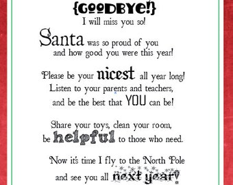 Items similar to Elf on the Shelf Goodbye Letter- PDF Elf on the shelf ...