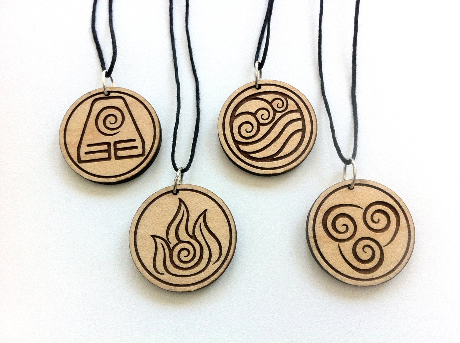 Avatar Wooden Pendant Necklaces