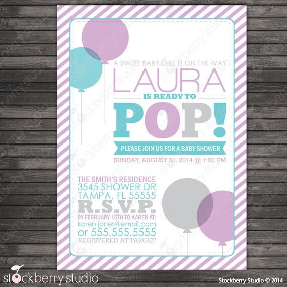 baby shower invitation download