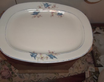 Vintage Blue Bird Platter Carrollton China JUST REDUCED