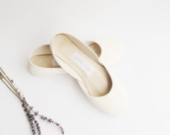 Soft Leather Ballet Flats. Plums. by thewhiteribbon on Etsy