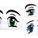 Pretty eyes - in love - machine embroidery designs - many sizes  INSTANT DOWNLOAD