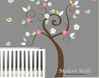 Children Wall Decal, Nursery Wall Decal, Baby Wall Decal, Wall Decals Nursery, Tree Wall Decals