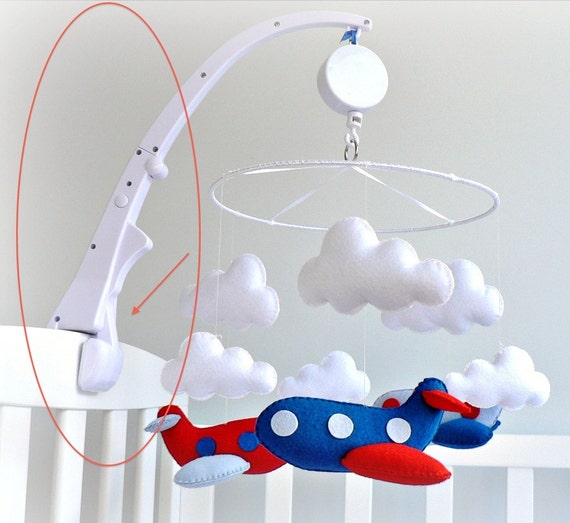 Crib Mobile Attachment Arm Clamps to Crib for Baby