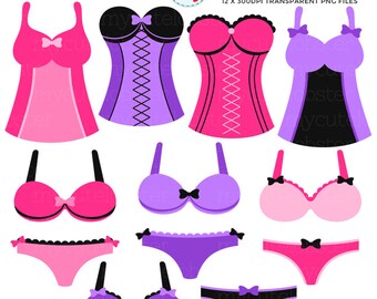 Clip Art Lingerie Clip Art lingerie clipart etsy set clip art of bras corsets knickers pretty pink personal use small commercial instant download