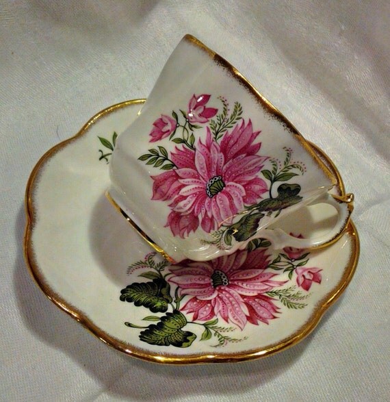 Vintage Salisbury Bone China Tea Cup and by WoodsHarbourTeaRoom