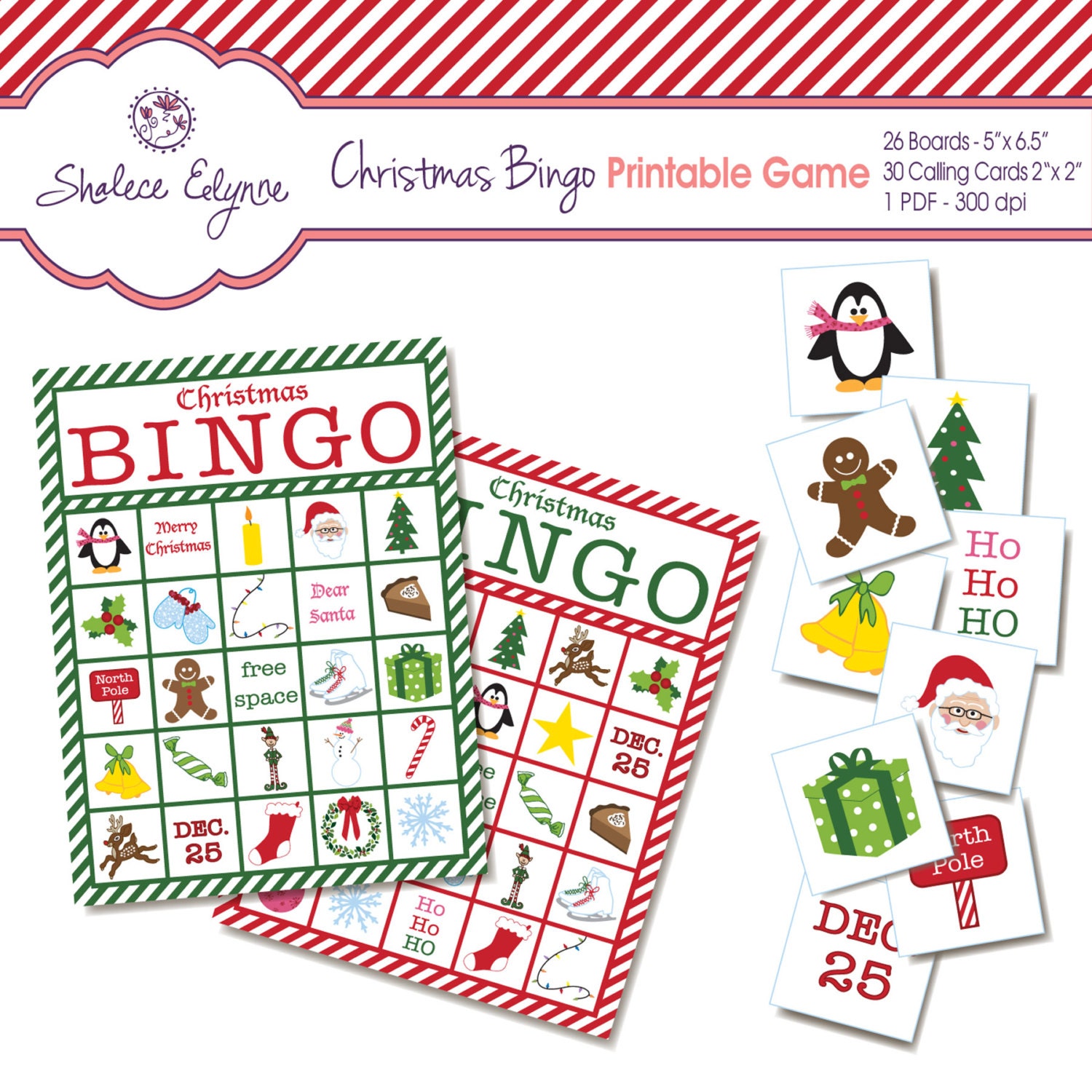 Christmas bingo game to buy