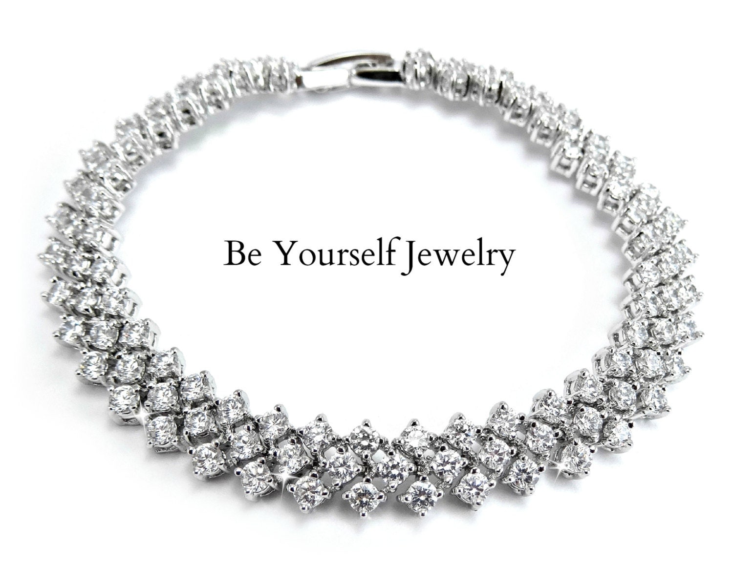 Bridal Bracelet Wedding Bracelet Cubic Zirconia Bride Bracelet