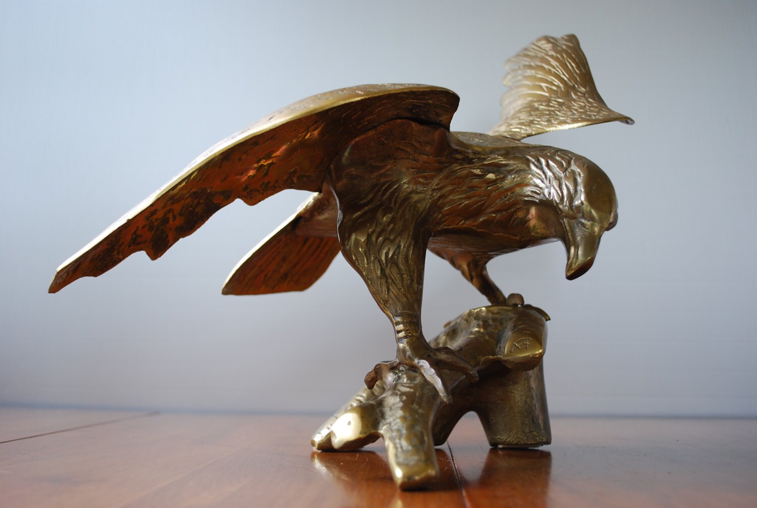 large eagle figurine