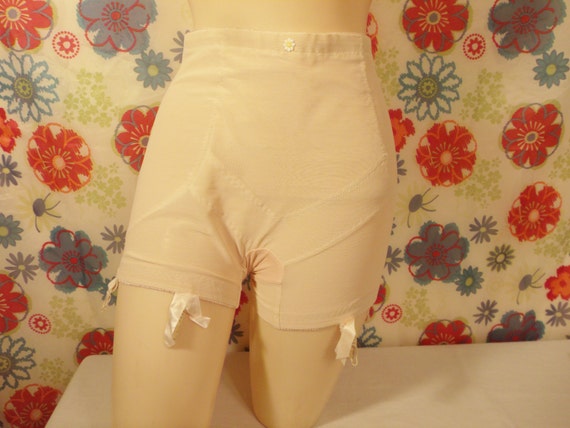 Vintage Girdle with Garters Shapewear by ChellesTreasure on Etsy