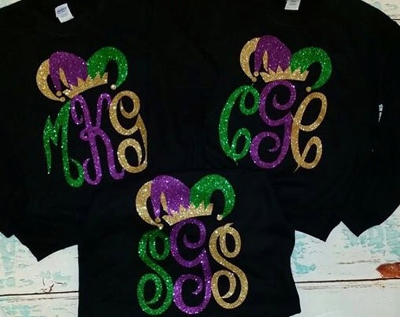 mardi gras glitter t shirt design