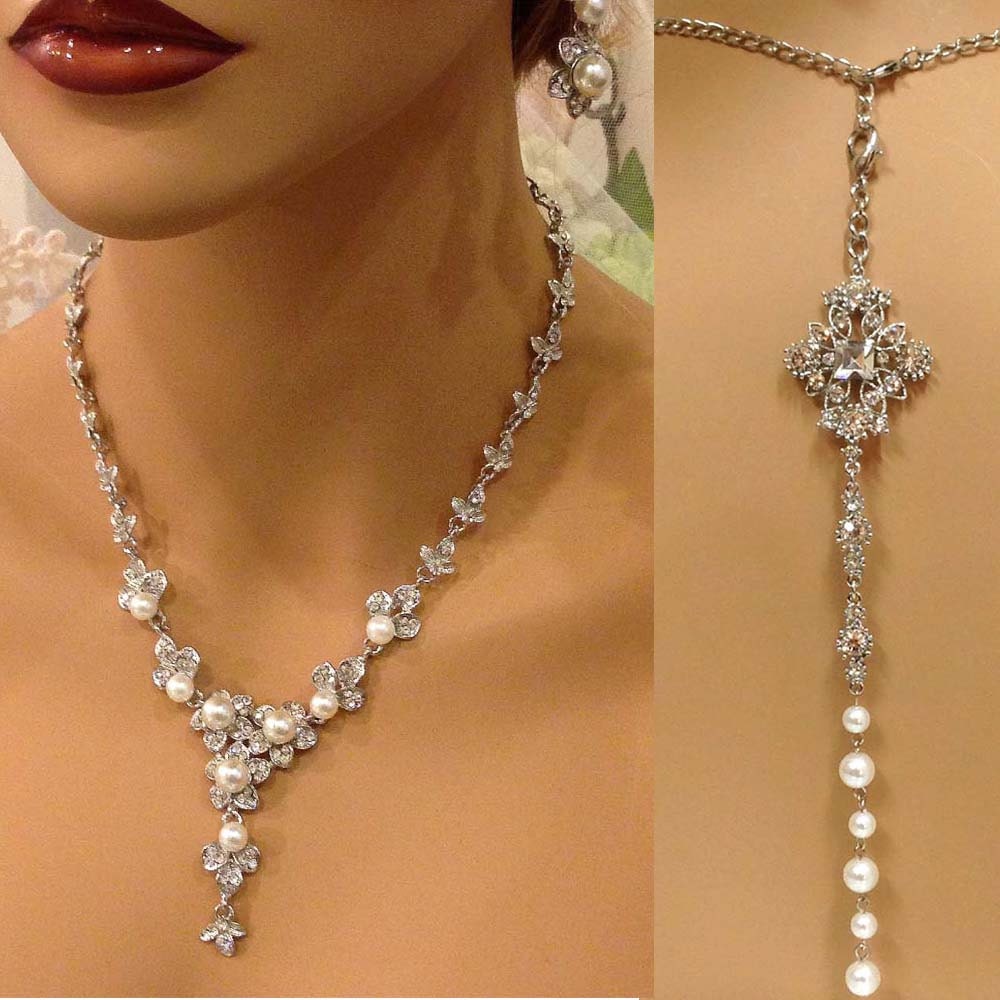 Vintage backdrop necklace Clearance