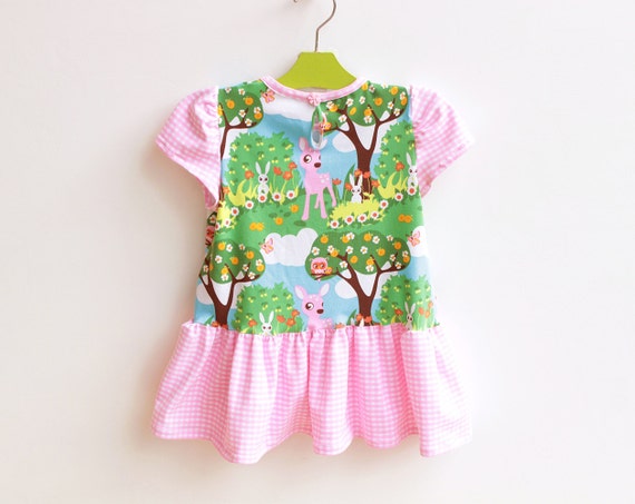 BAMBI Girl Baby Dress pattern Pdf sewing, Toddler Dress, knit jersey ...
