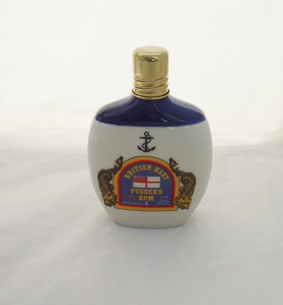 Vintage British Navy Pusser S Rum Flask British Navy   Il 570xN.760729997 1epp 