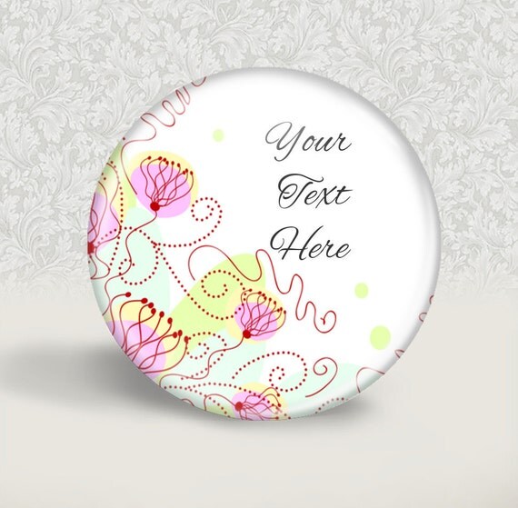 Floral Wedding favor --20 personalised wedding favors - Pink Floral