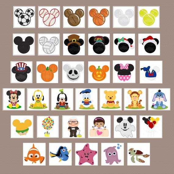 Download 100 Disney SVG Files and Digital Clipart Images by PPbNDesigns