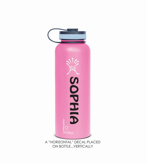 Hydro Flask Custom Name Decal