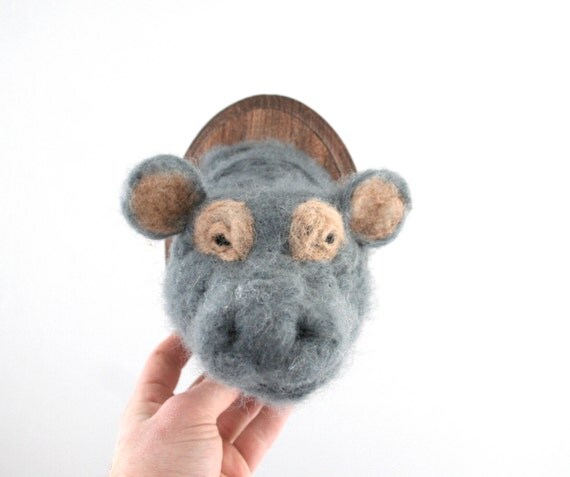 Faux Taxidermy Hippopotamus (Hippopotamus amphibius)