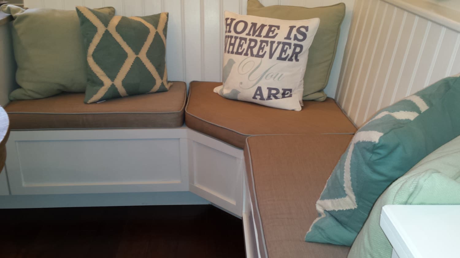 Corner Bench Cushions Using Solarium Richloom Fabric Price