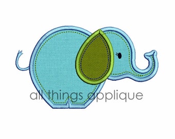 Baby Elephant Applique Design (#630) - 4 Sizes Included - INSTANT DOWNLOAD