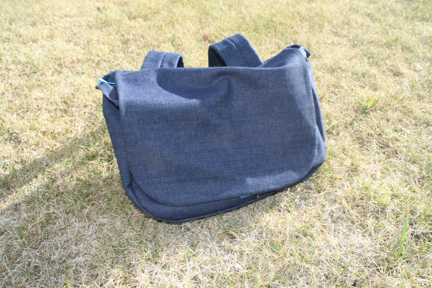 Denim Diaper Bag Backpack