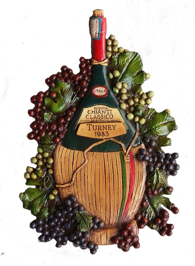 Chianti Wine Bottle Personalized with a Name and Date