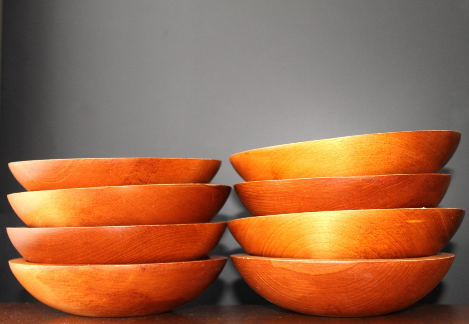 Handmade Wood Bowls Wooden Bowls Mid by NotMadeInChinaFinds