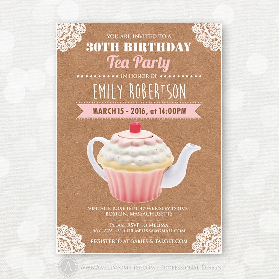 Adult Tea Party Invitations 9