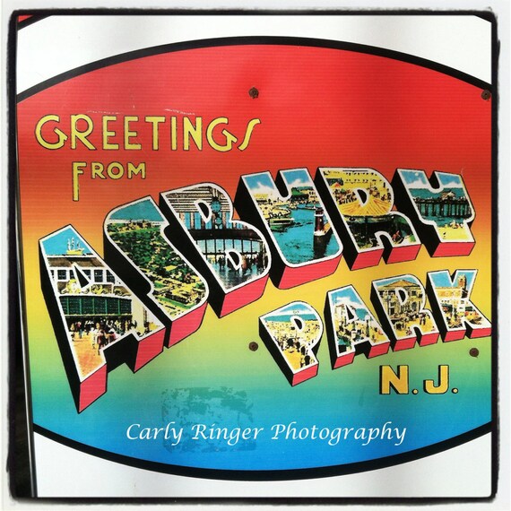 Shore Asbury Park Sign Coaster