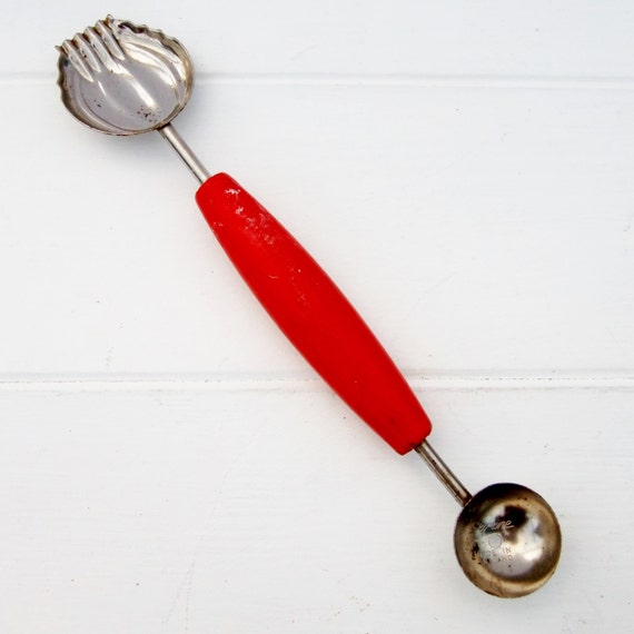 Vintage Retro Skyline Melon Baller Butter by VintageKitchenPantry