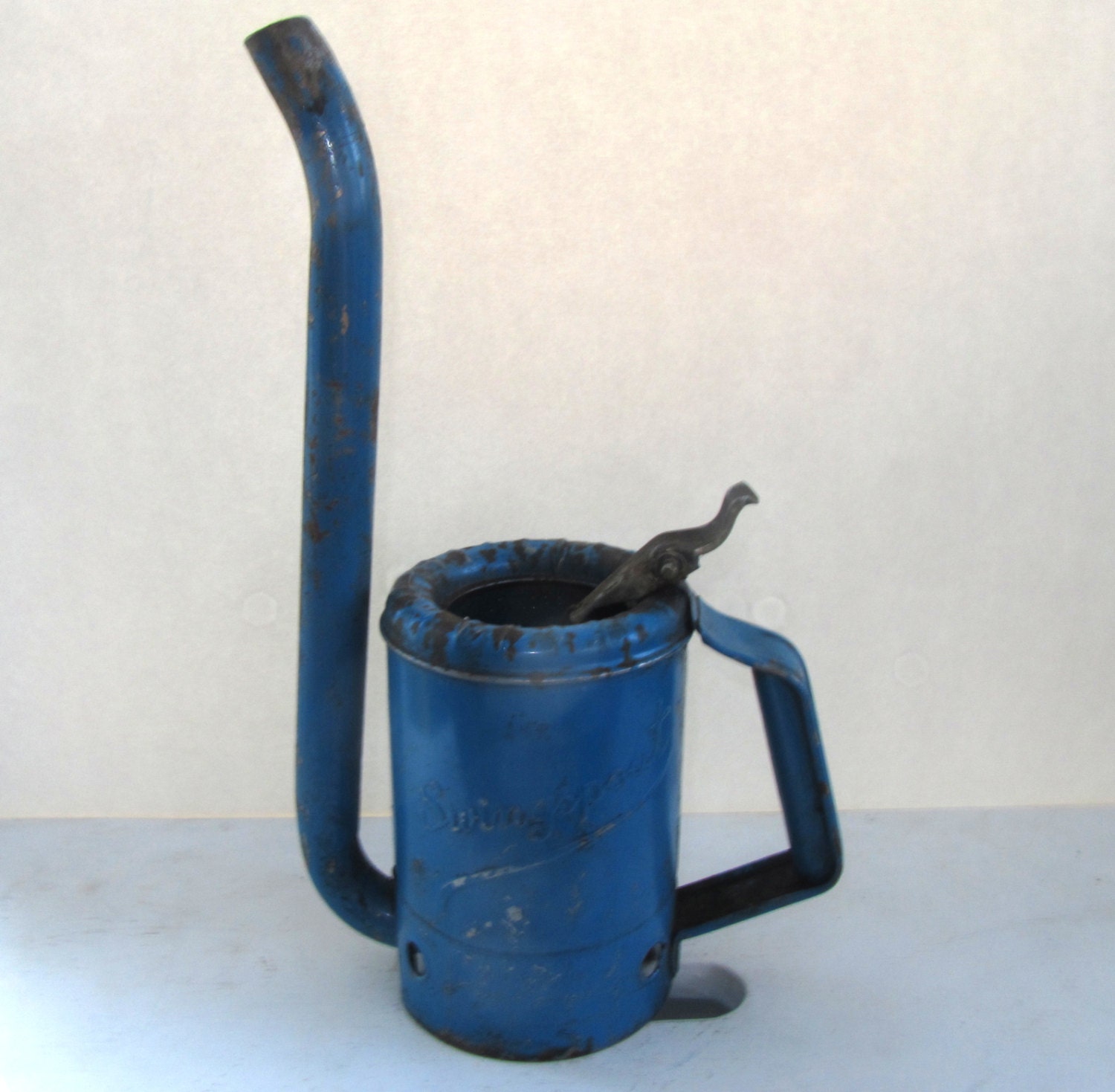 Vintage Swing Spout Oil Can 1 Quart Made in USA